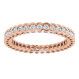 Scalloped Channel-Set Eternity Band