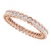 Scalloped Channel-Set Eternity Band