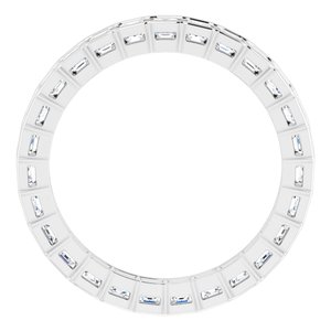 Scalloped Channel-Set Eternity Band