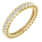 Scalloped Channel-Set Eternity Band