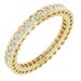 Scalloped Channel-Set Eternity Band