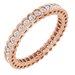 Scalloped Channel-Set Eternity Band