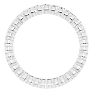 Scalloped Channel-Set Eternity Band