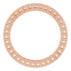 Scalloped Channel-Set Eternity Band