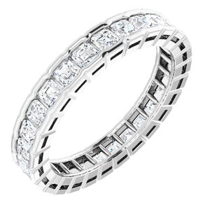 Scalloped Channel-Set Eternity Band
