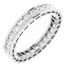 Scalloped Channel-Set Eternity Band