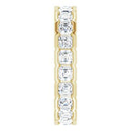 Scalloped Channel-Set Eternity Band
