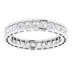 Scalloped Channel-Set Eternity Band