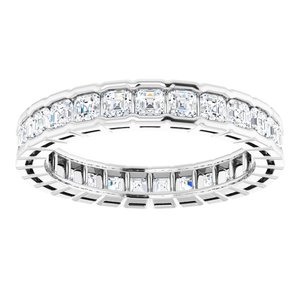 Scalloped Channel-Set Eternity Band