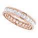 Scalloped Channel-Set Eternity Band