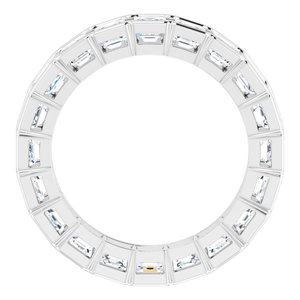 Scalloped Channel-Set Eternity Band
