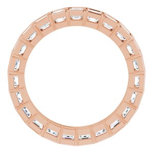 Scalloped Channel-Set Eternity Band
