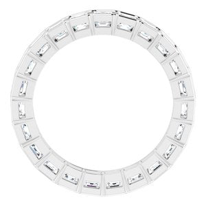 Scalloped Channel-Set Eternity Band