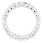 Scalloped Channel-Set Eternity Band