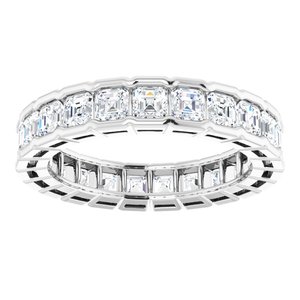 Scalloped Channel-Set Eternity Band