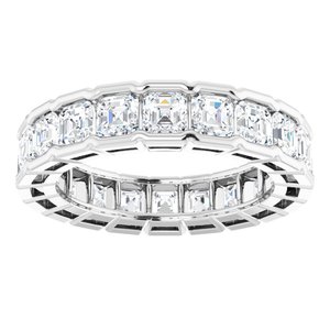 Scalloped Channel-Set Eternity Band
