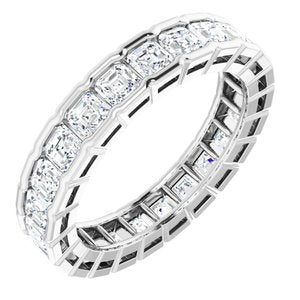 Scalloped Channel-Set Eternity Band