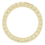 Scalloped Channel-Set Eternity Band