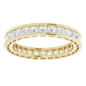 Scalloped Channel-Set Eternity Band
