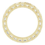 Scalloped Channel-Set Eternity Band