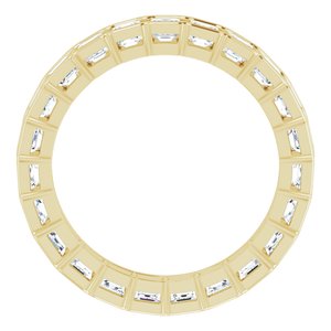 Scalloped Channel-Set Eternity Band
