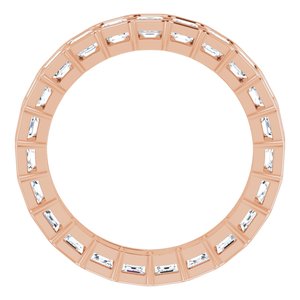 Scalloped Channel-Set Eternity Band