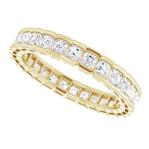 Scalloped Channel-Set Eternity Band