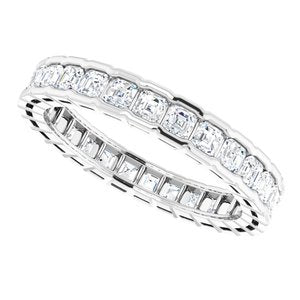 Scalloped Channel-Set Eternity Band