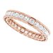 Scalloped Channel-Set Eternity Band