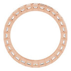 Scalloped Channel-Set Eternity Band