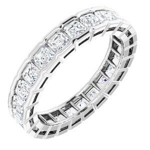 Scalloped Channel-Set Eternity Band