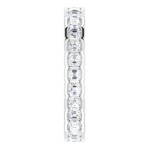 Scalloped Channel-Set Eternity Band