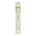 Scalloped Channel-Set Eternity Band