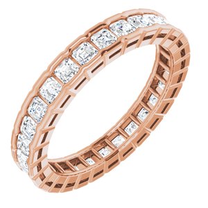 Scalloped Channel-Set Eternity Band