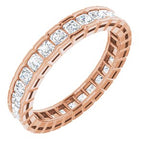 Scalloped Channel-Set Eternity Band
