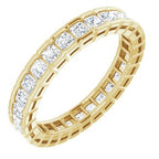 Scalloped Channel-Set Eternity Band