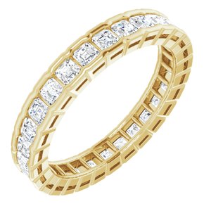 Scalloped Channel-Set Eternity Band
