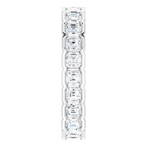 Scalloped Channel-Set Eternity Band