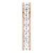 Scalloped Channel-Set Eternity Band