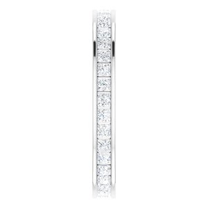 Scalloped Channel-Set Eternity Band