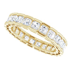 Scalloped Channel-Set Eternity Band