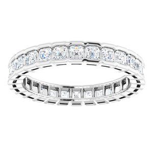 Scalloped Channel-Set Eternity Band