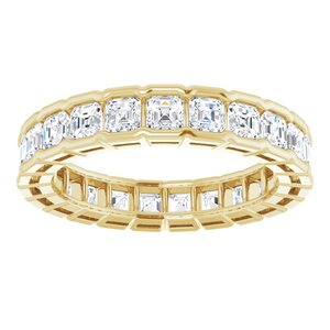 Scalloped Channel-Set Eternity Band