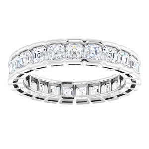 Scalloped Channel-Set Eternity Band