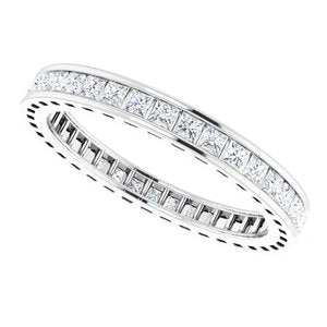 Scalloped Channel-Set Eternity Band