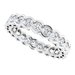 Scalloped Channel-Set Eternity Band