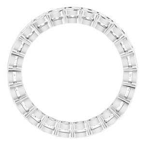 Scalloped Channel-Set Eternity Band