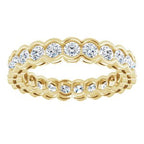 Scalloped Channel-Set Eternity Band