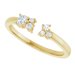 Accented Negative Space Ring