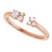 Accented Negative Space Ring